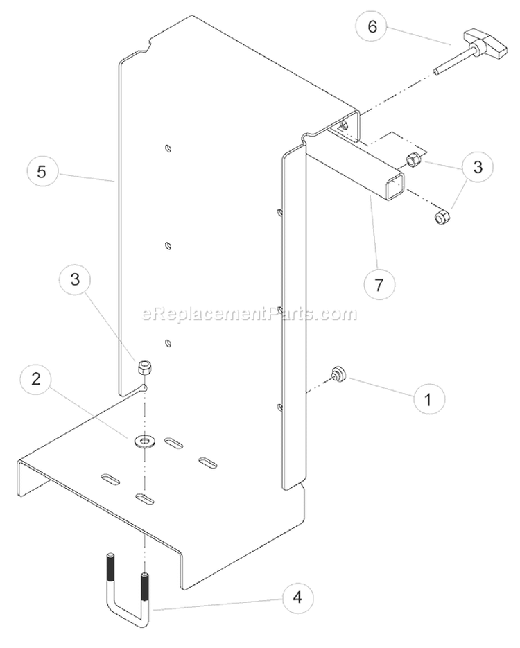 Page K Diagram and Parts List for DL8390  Bear Cat Chipper Shredder
